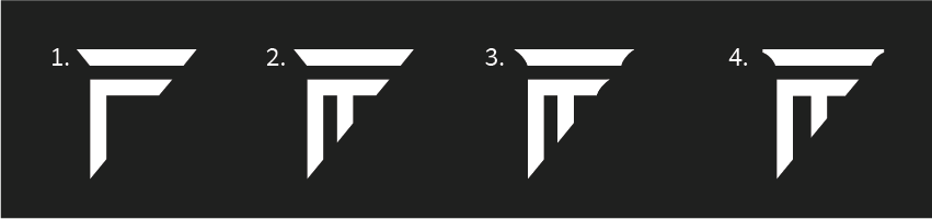 Steps of making logo